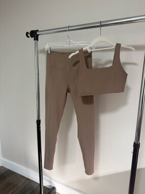 Girlfriend Collective Matching Activewear Set | Sand